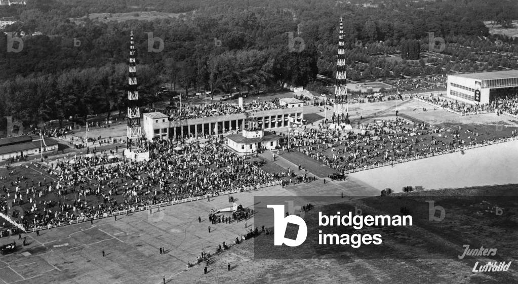 Berlin Tempelhof Airport, 1935 (b/w photo)