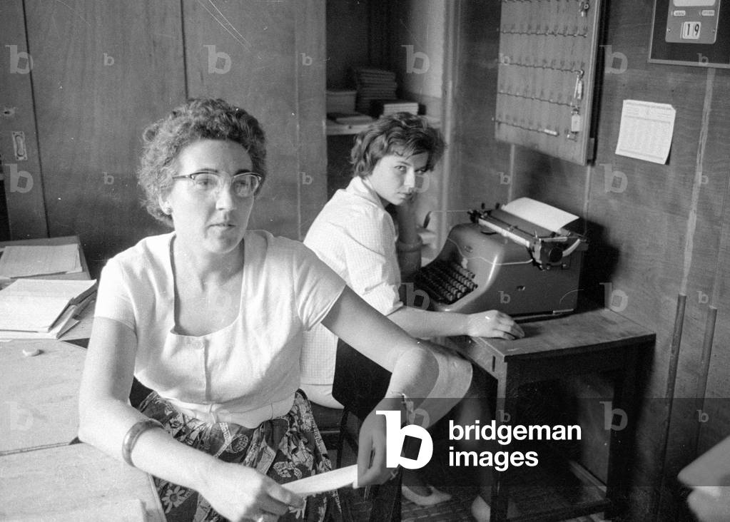 The Ringberg Clinic of Dr. med. Issels in Rottach-Egern, 1960 (b/w photo)