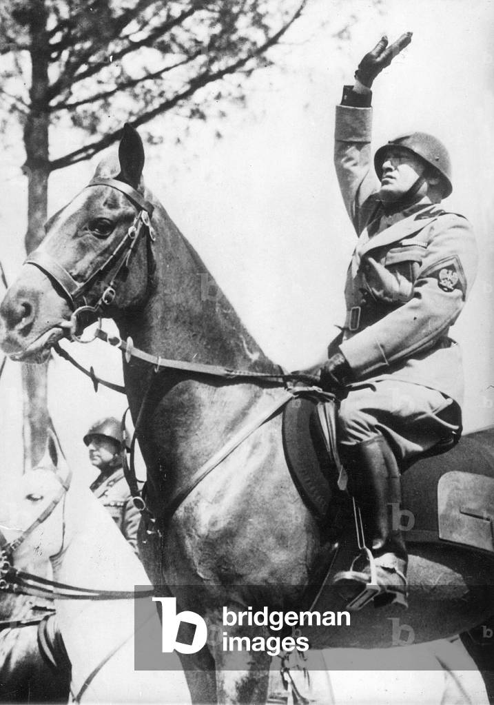 Benito Mussolini, 1933 (b/w photo)