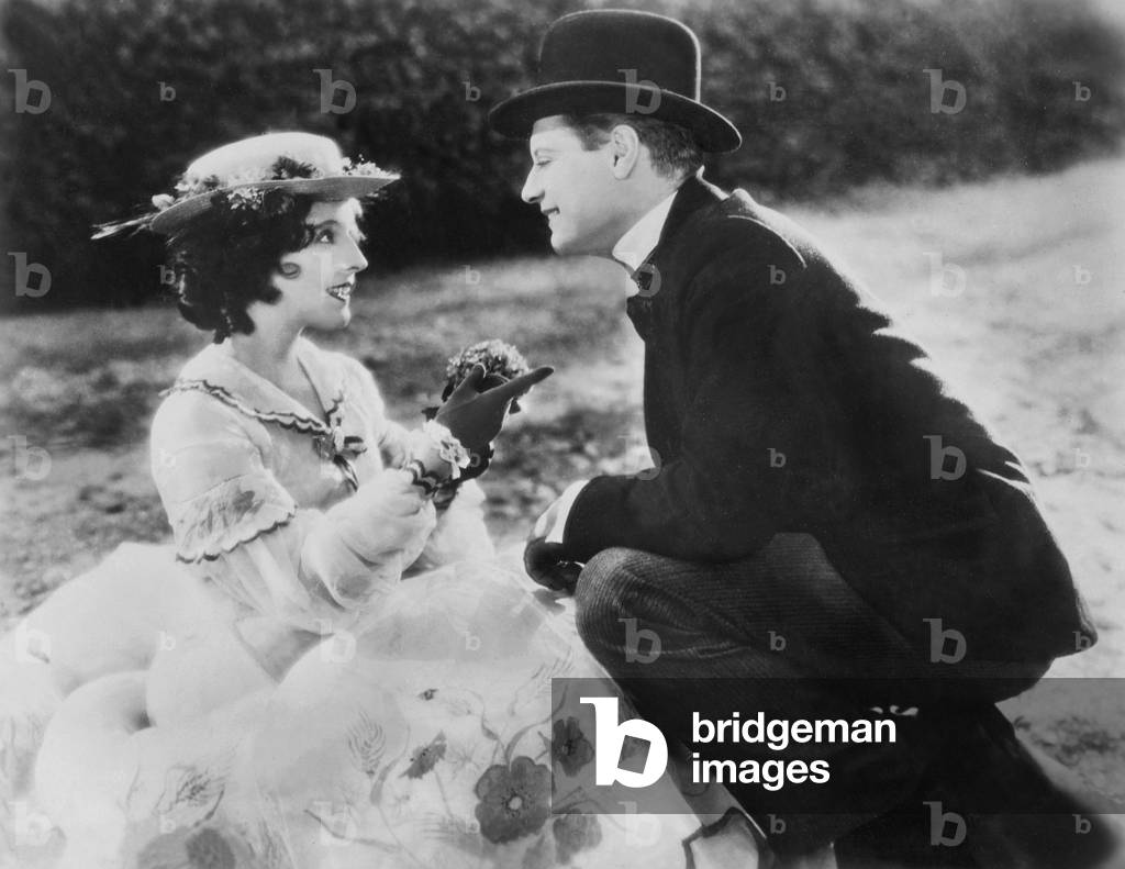 Norma Shearer and Ralph Forbes in 'The trouper', 1928 (b/w photo)
