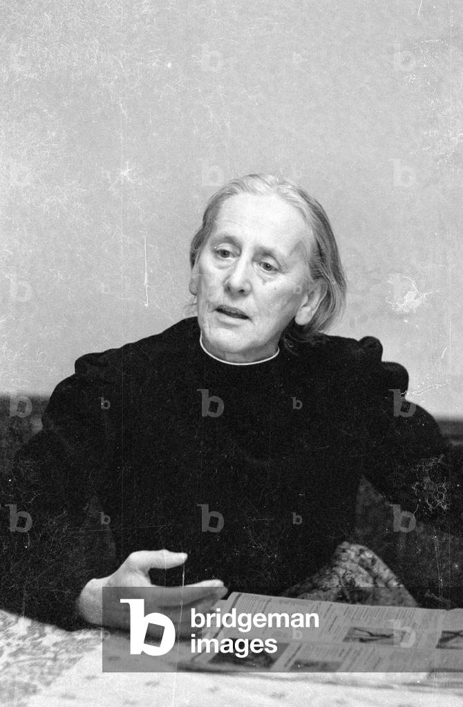 Portrait of Anna Stadler, 1959 (b/w photo)