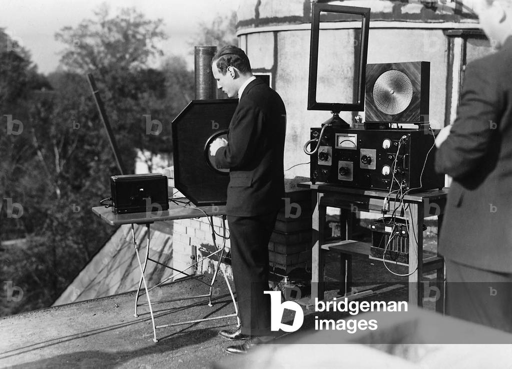 Manfred von Ardenne (b/w photo)