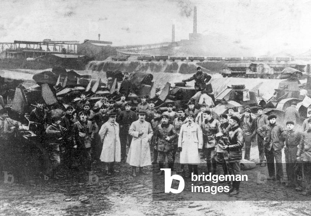 French tank drivers in Dortmund, 1923
