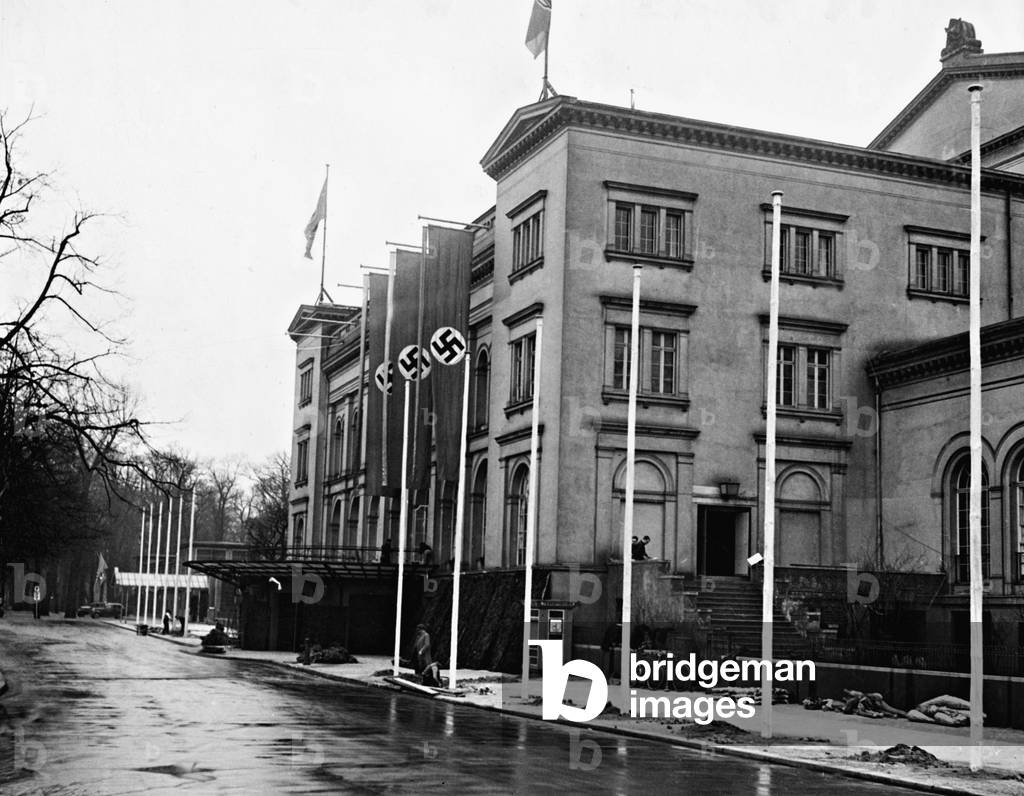 Kroll Opera House in Berlin, 1938 (b/w photo)