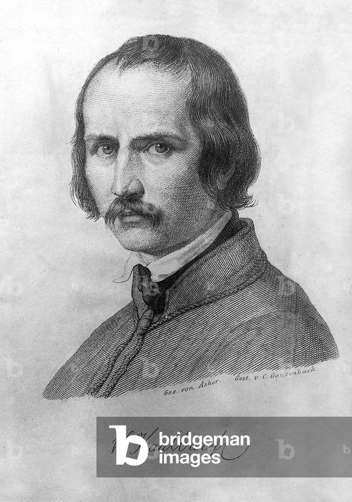 Wilhelm von Kaulbach (b/w photo)