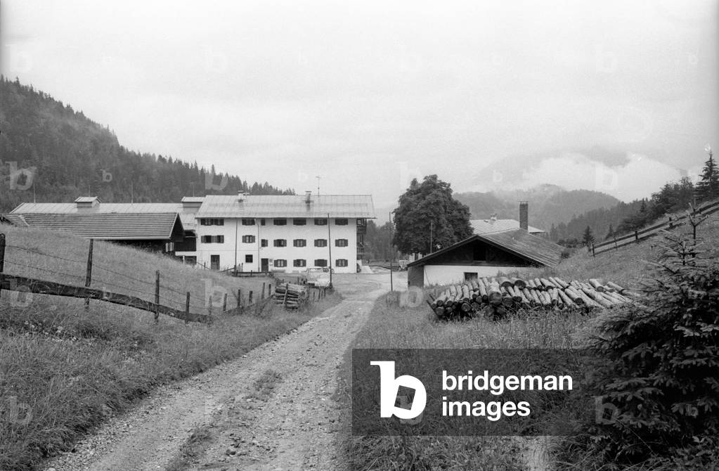 The Rechenau estate, 1966 (b/w photo)