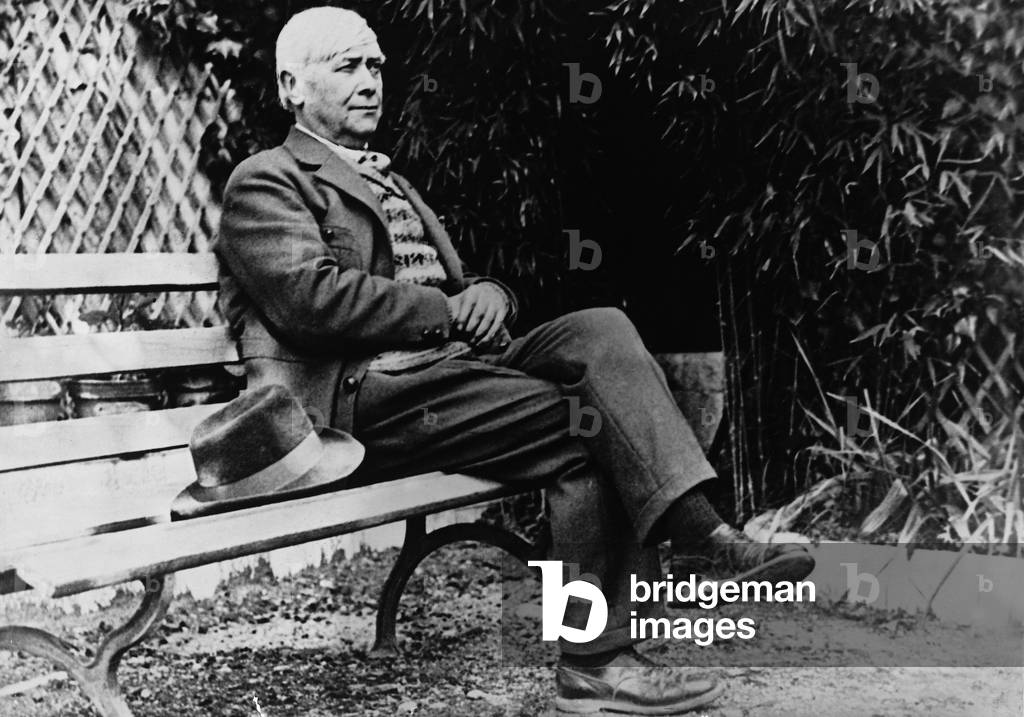 Maurice Maeterlinck (b/w photo)