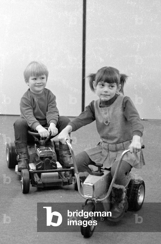 The Nuremberg Toy Fair, 1971 (b/w photo)