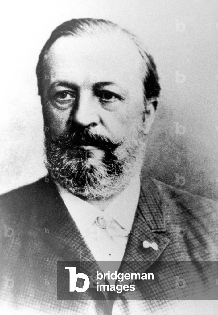 Nikolaus August Otto (b/w photo)