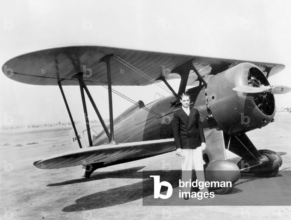 Howard Hughes, American millionaire. (b/w photo)