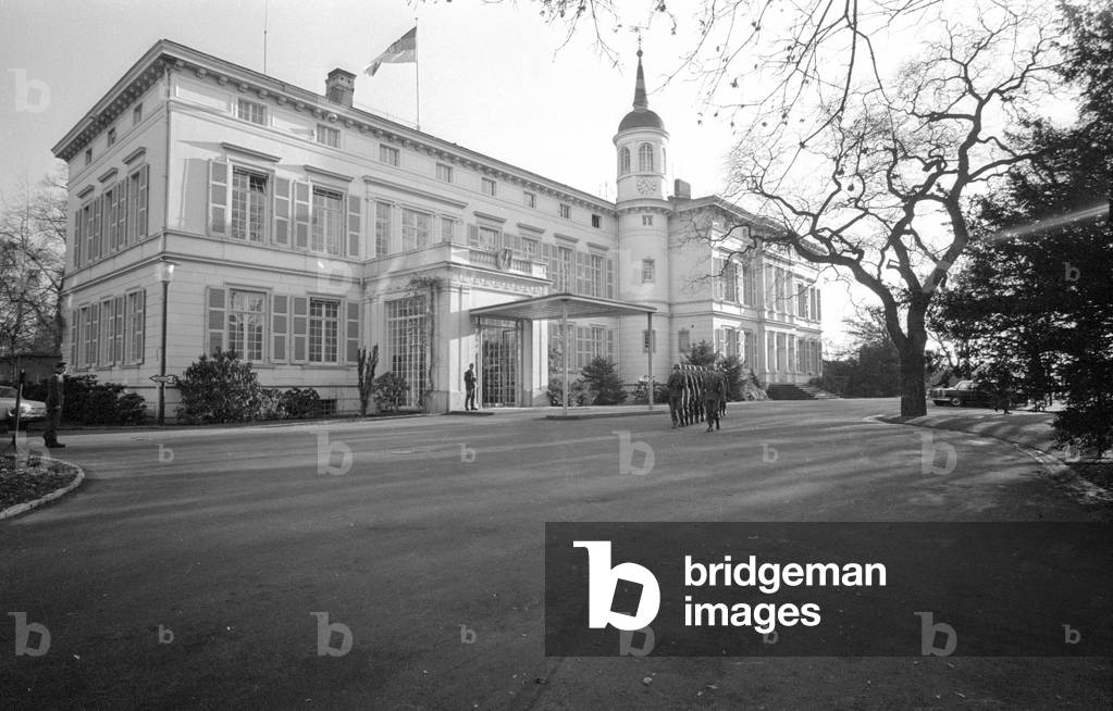 Palais Schaumburg in Bonn, 1964 (b/w photo)