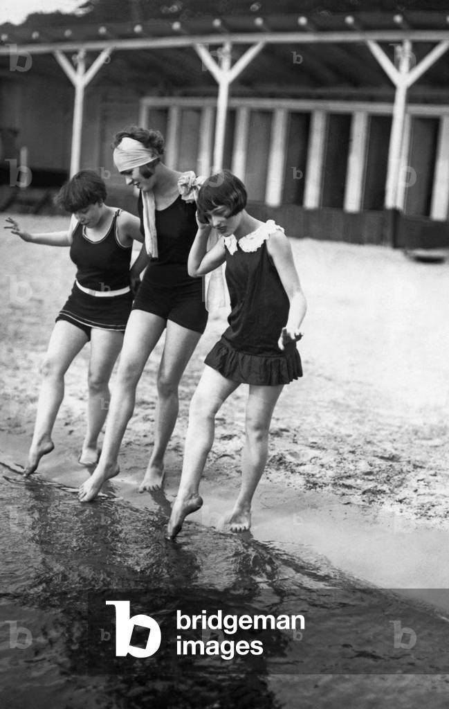 1920's Swimwear  (b/w photo)