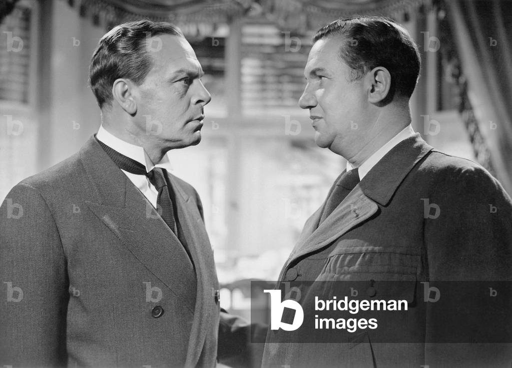 Paul Hartmann and Fritz Kampers in 'Pour le Merite', 1938 (b/w photo)