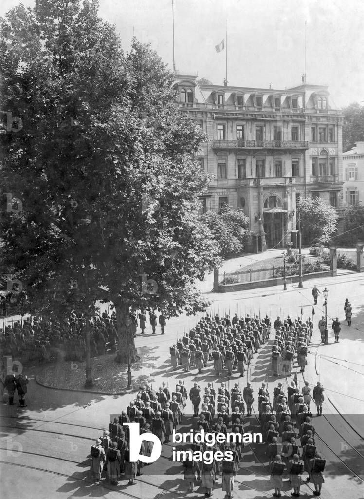 French farewell parade in Wiesbaden, 1930