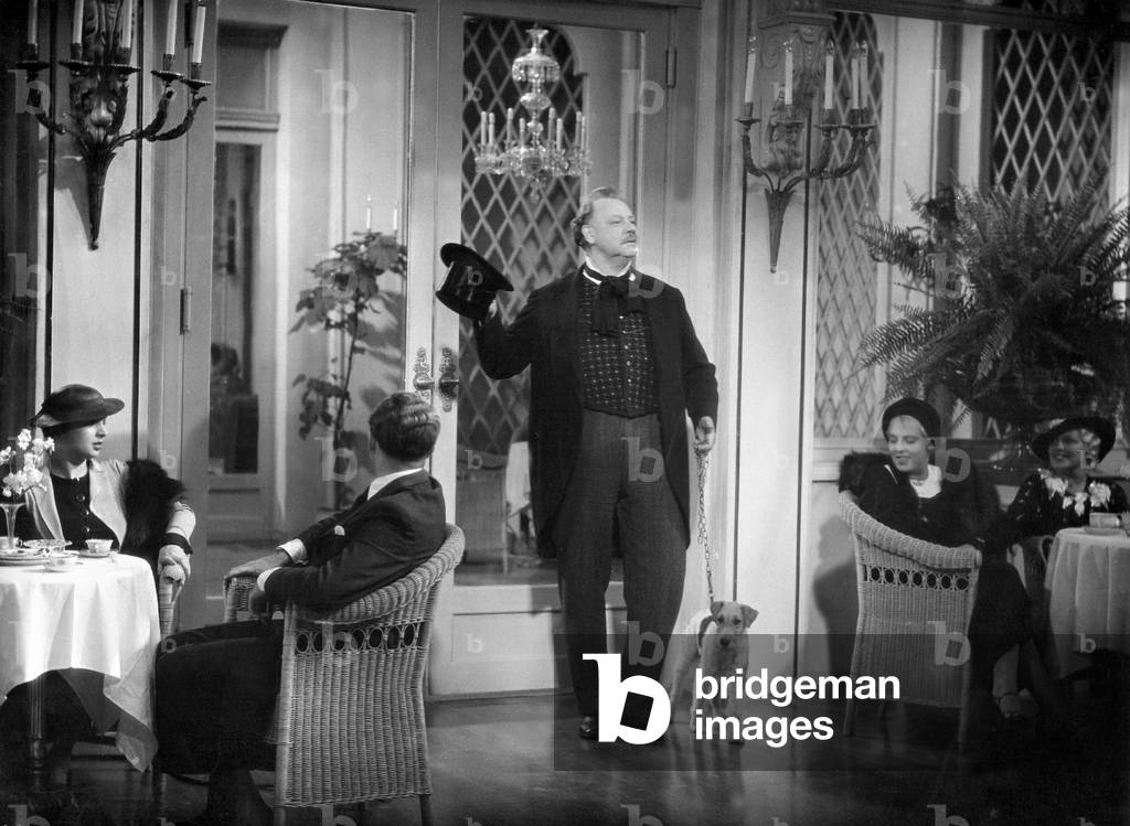 Leo Slezak in 'ein Walzer um den Stephansturm' (Sylvia and her Chauffeur), 1935 (b/w photo)