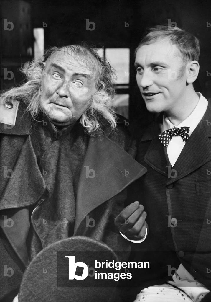 Eugen Kloepfer and Bernhard Minetti in 'The auditor', 1935 (b/w photo)