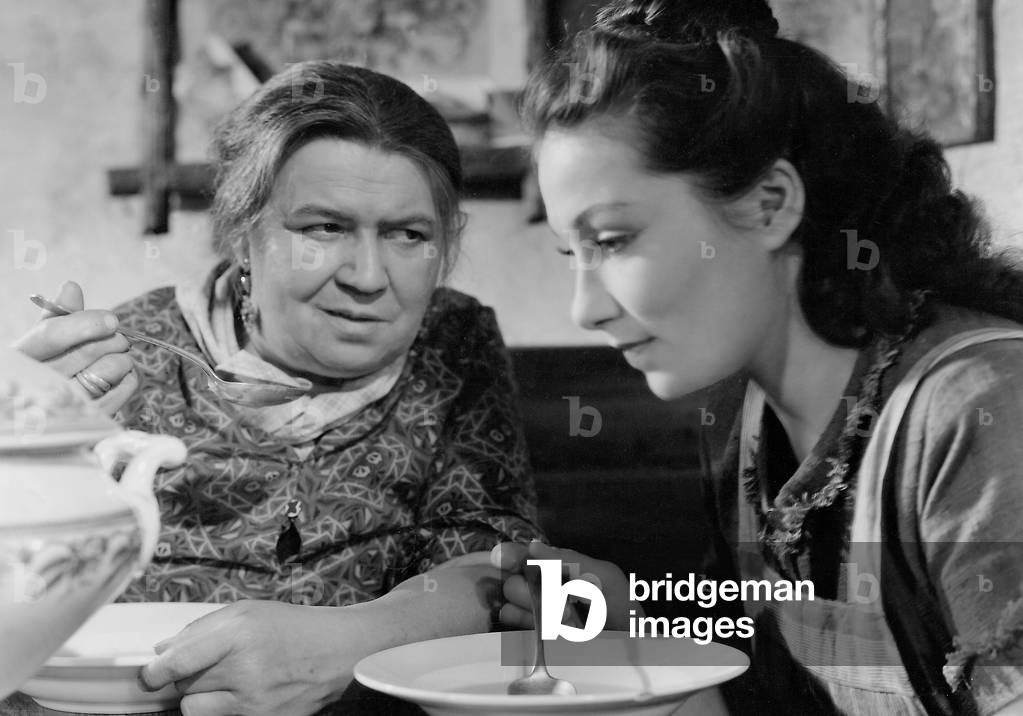 Hedwig Wangel and Brigitte Horney in 'Feinde', 1940 (b/w photo)