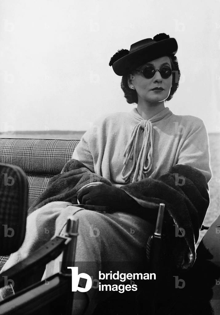 Zarah Leander in 'The Blue Fox', 1938 (b/w photo)