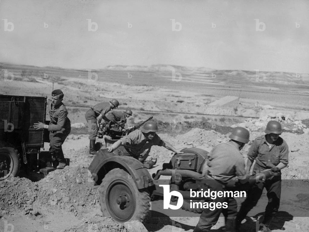The German Condor Legion during the Spanish Civil War, 1936-39 (b/w photo)