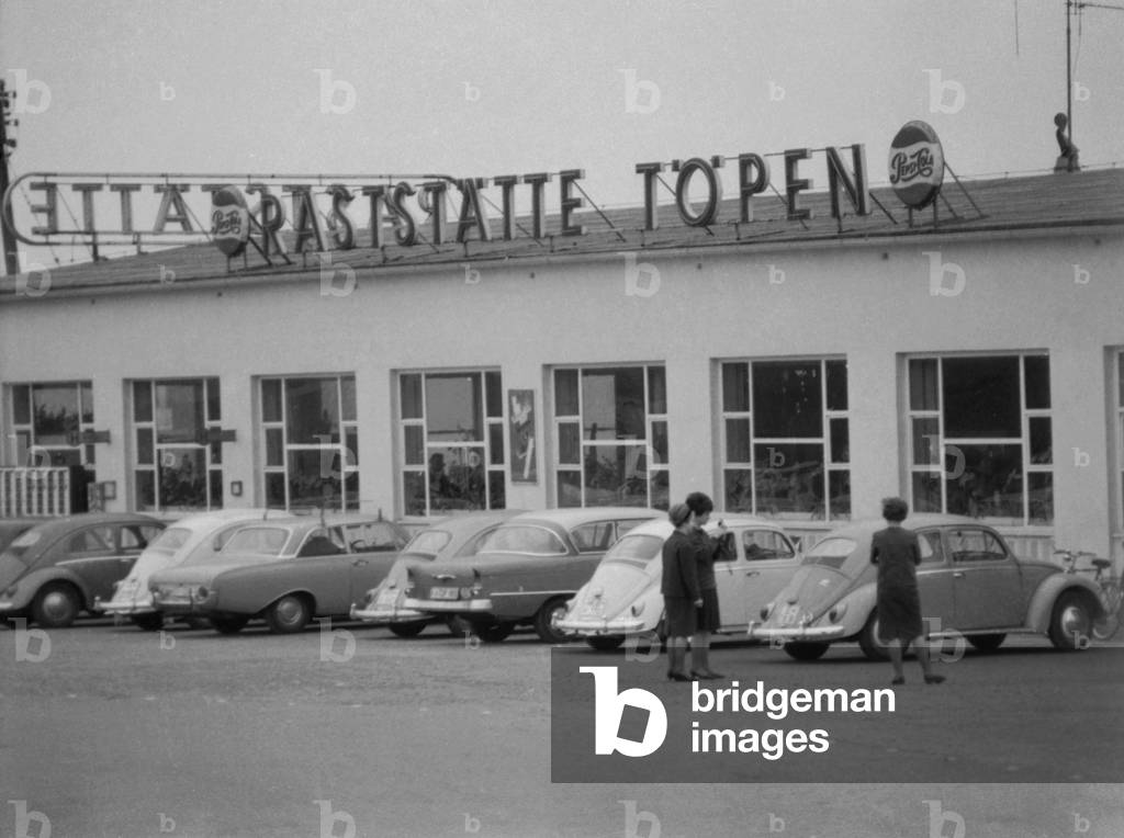 Roadhouse Töpen, 1964 (b/w photo)