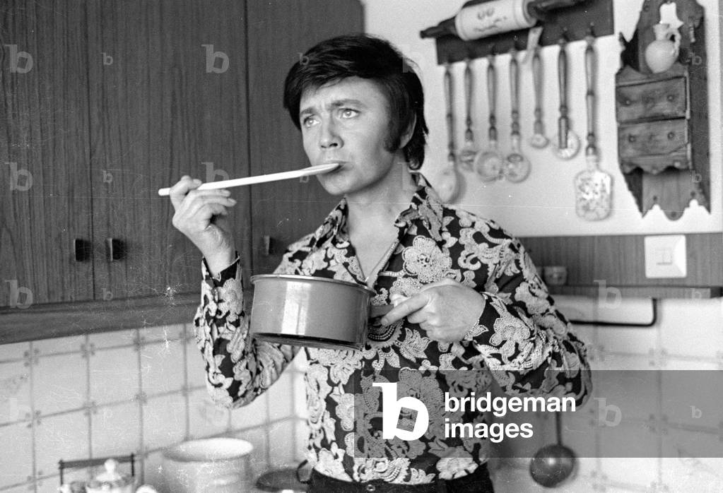 Rex Gildo, 1971 (b/w photo)