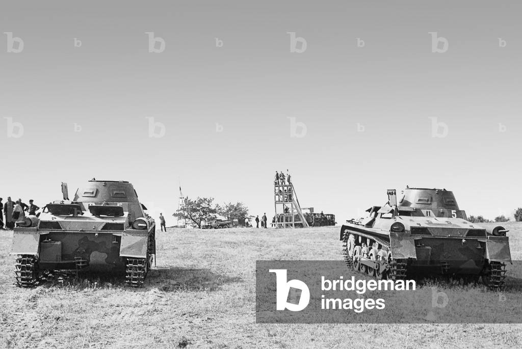 Shooting of 'Verroeter', 1936 (b/w photo)