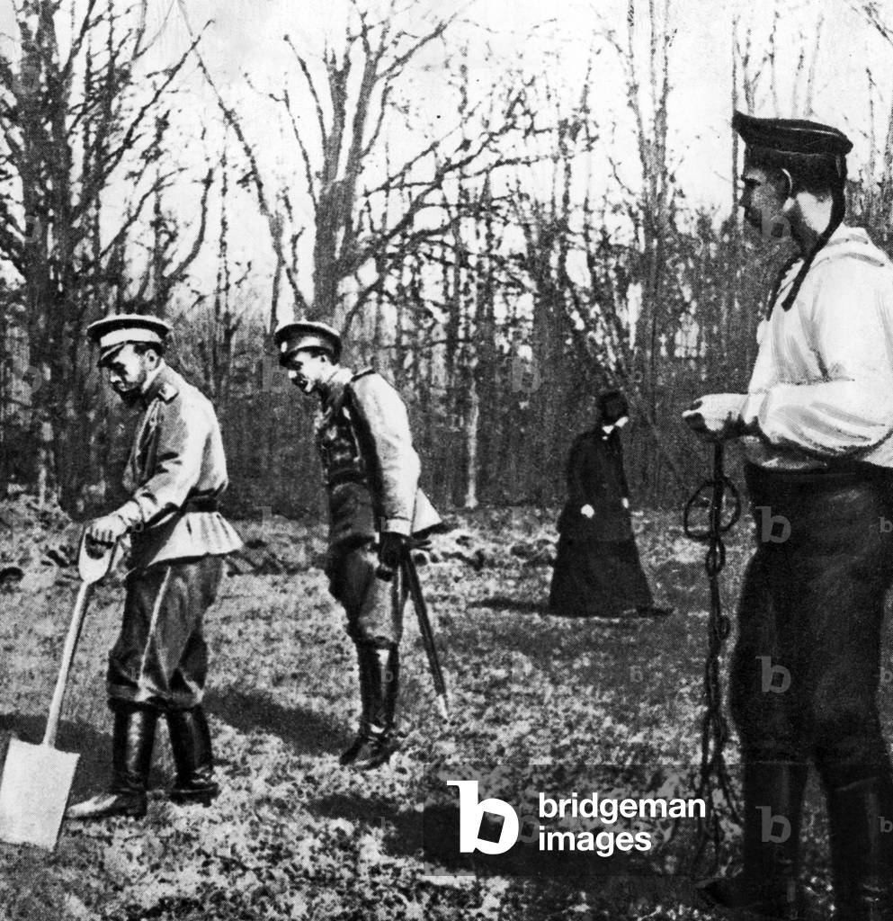 Nicholas II in captivity, 1917