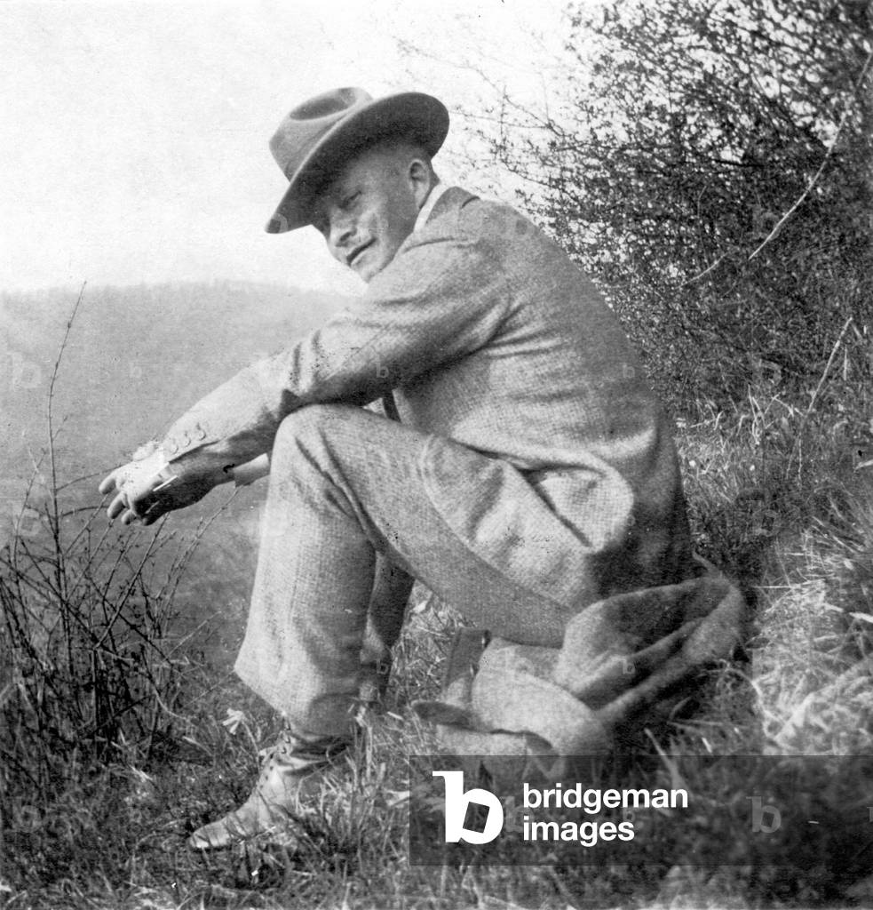 Olaf Gulbransson, 1918 (b/w photo)