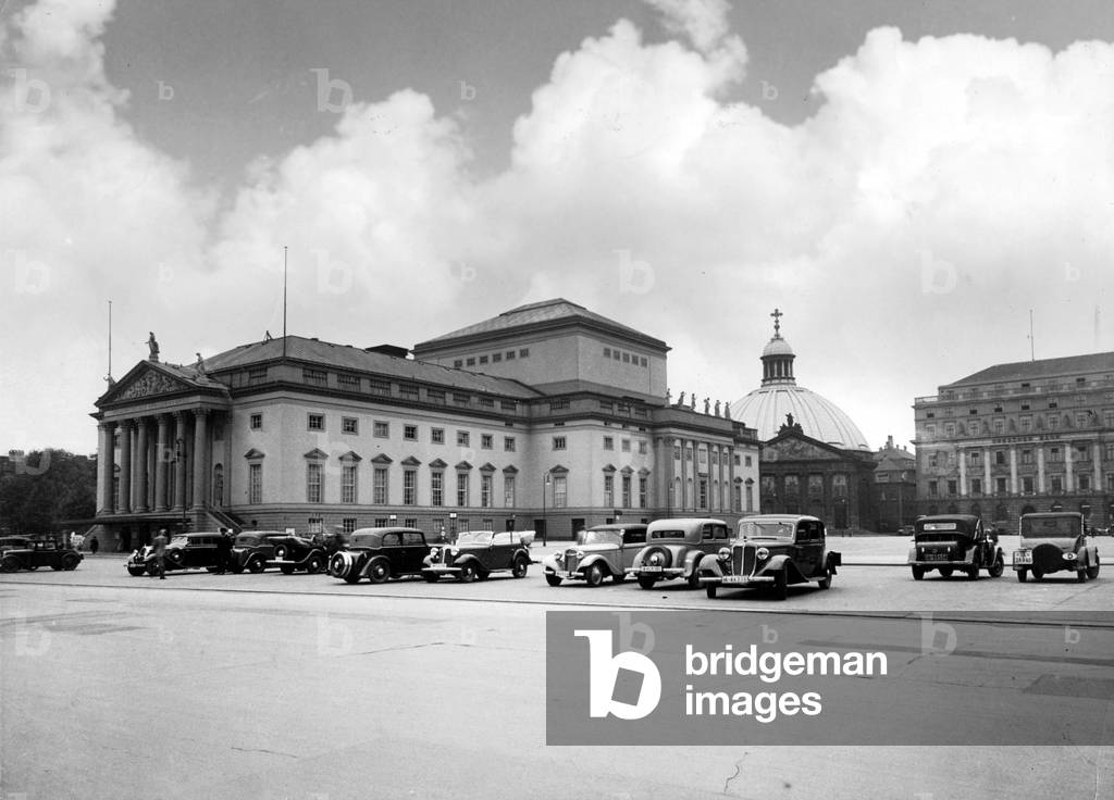 Berlin State Opera Unter den Linden, 1936 (b/w photo)