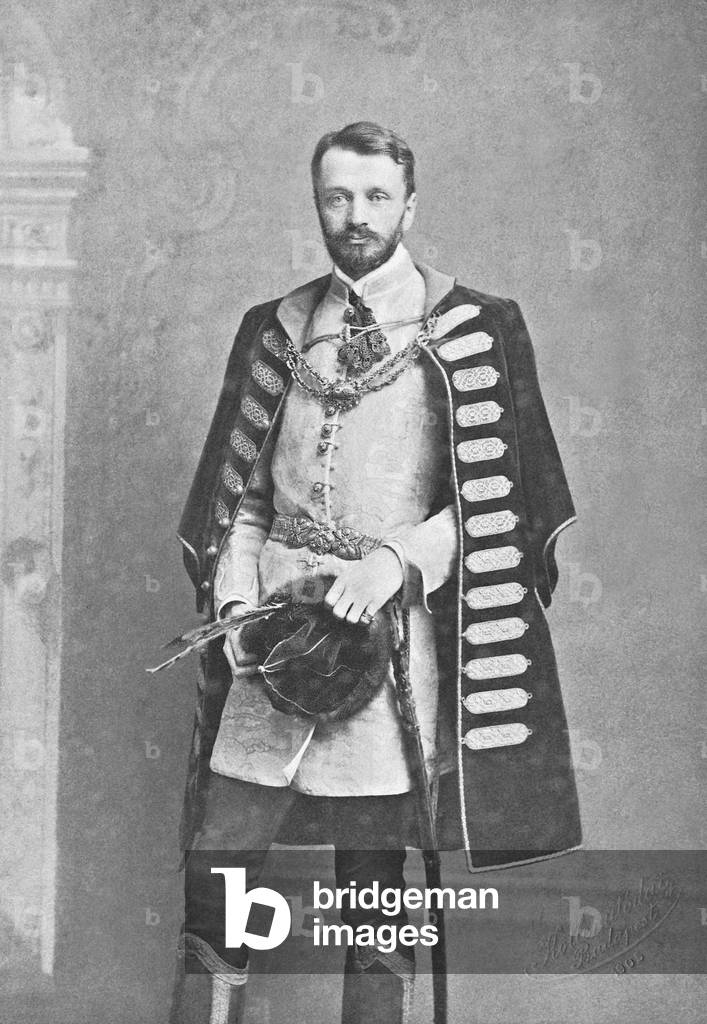 Count Gyula Andrassy, 1905 (b/w photo)