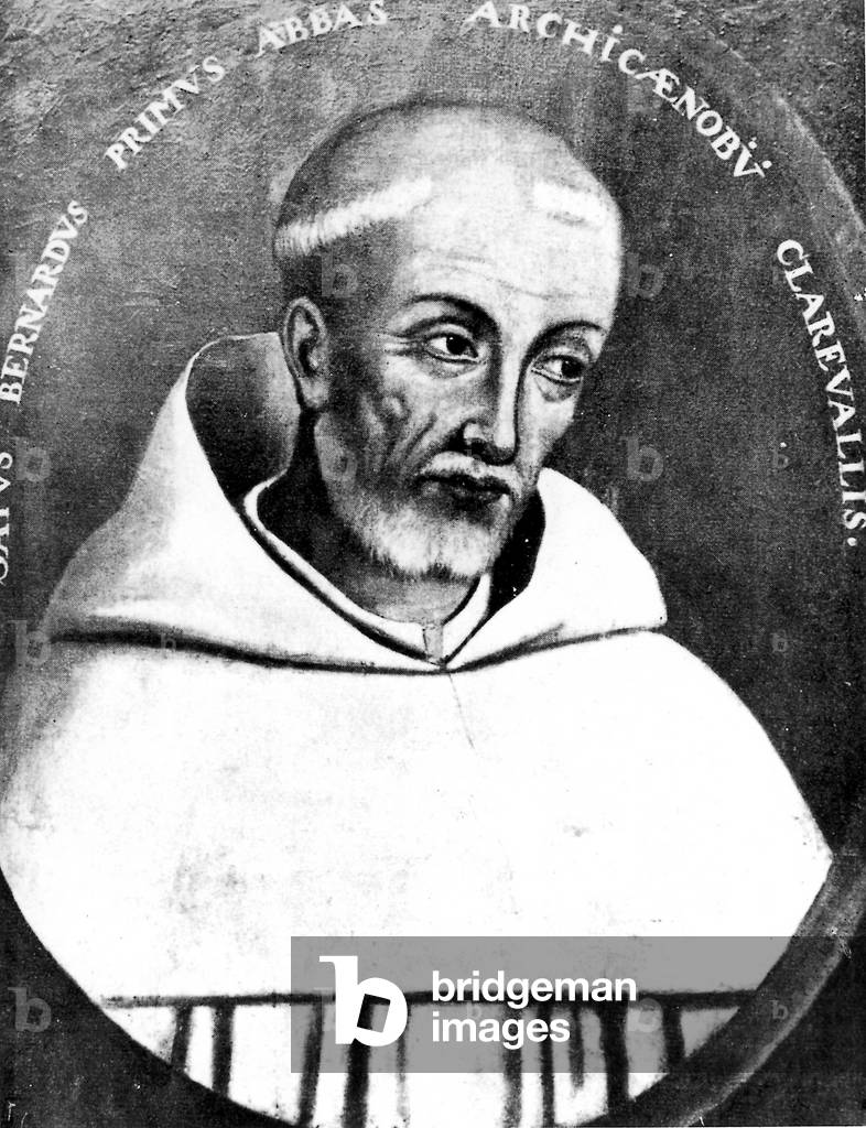 Bernard von Clairvaux (b/w photo)