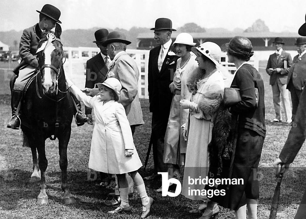 Elizabeth II, Queen of the United Kingdom, before 1946 (b/w photo)