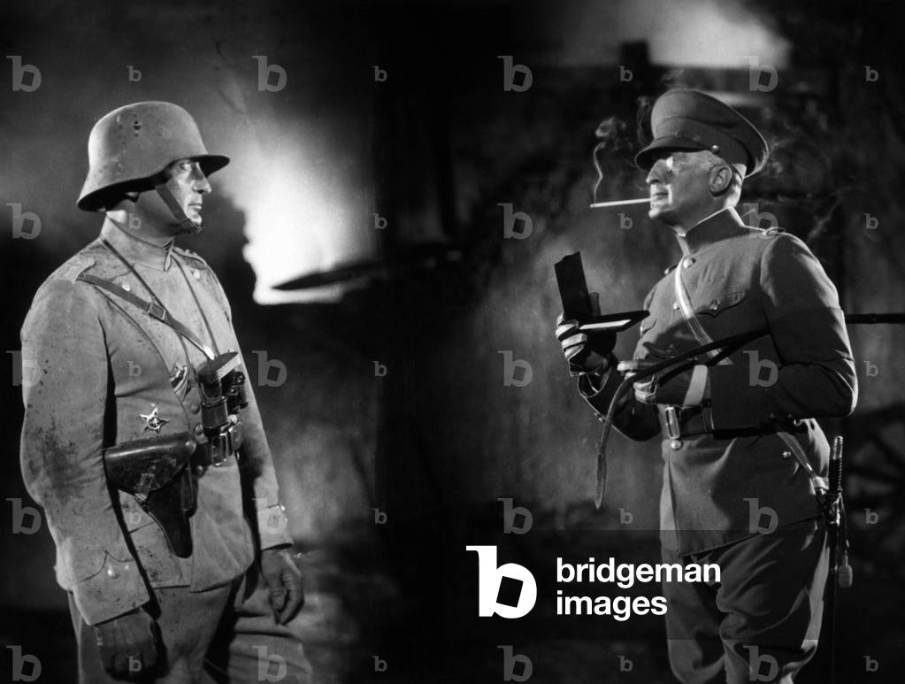 Hans Albers in the film Hangmen, Women and Soldiers, 1935 (b/w photo)