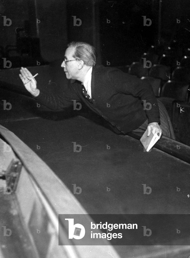 Otto Falckenberg, 1939 (b/w photo)