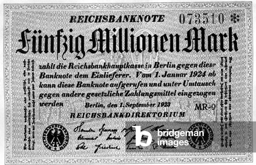 Fifty million Mark, 1923