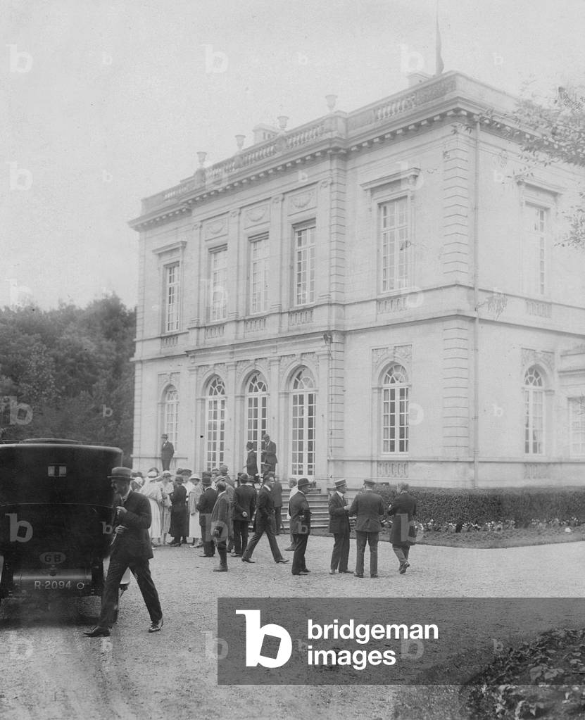 Conference of spa, 1920 (b/w photo)