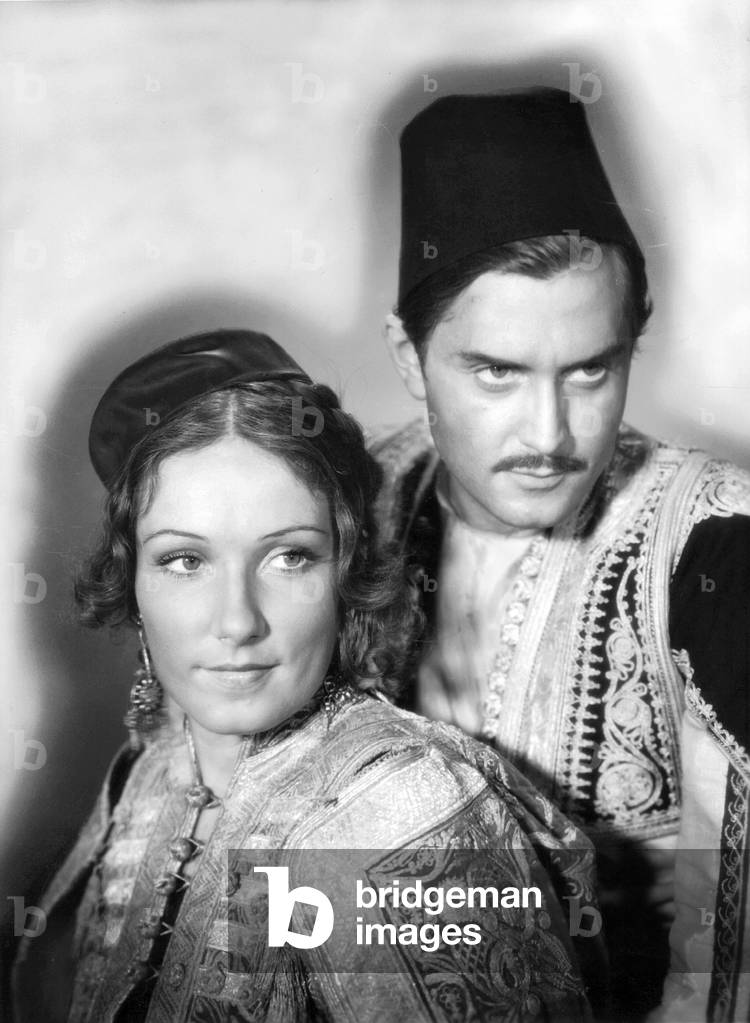 Brigitte Horney and Carl Esmond in 'Blutsbrueder', 1935 (b/w photo)