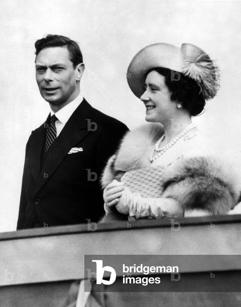 George VI., King, Windsor, UK, with wife Queen Elizabeth