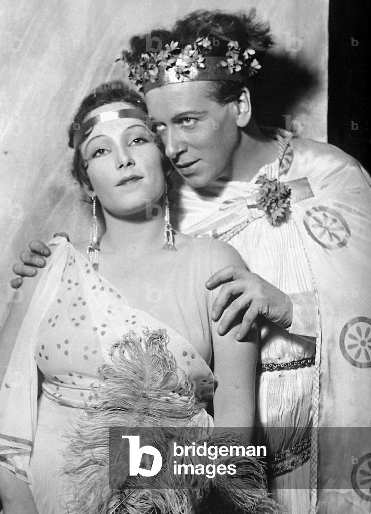 Brigitte Horney and Robert Biberti in 'Timon' (b/w photo)