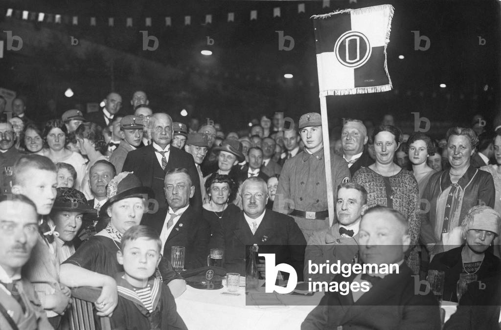 Prince Eitel Friedrich of Prussia during a May celebration, 1920-1926