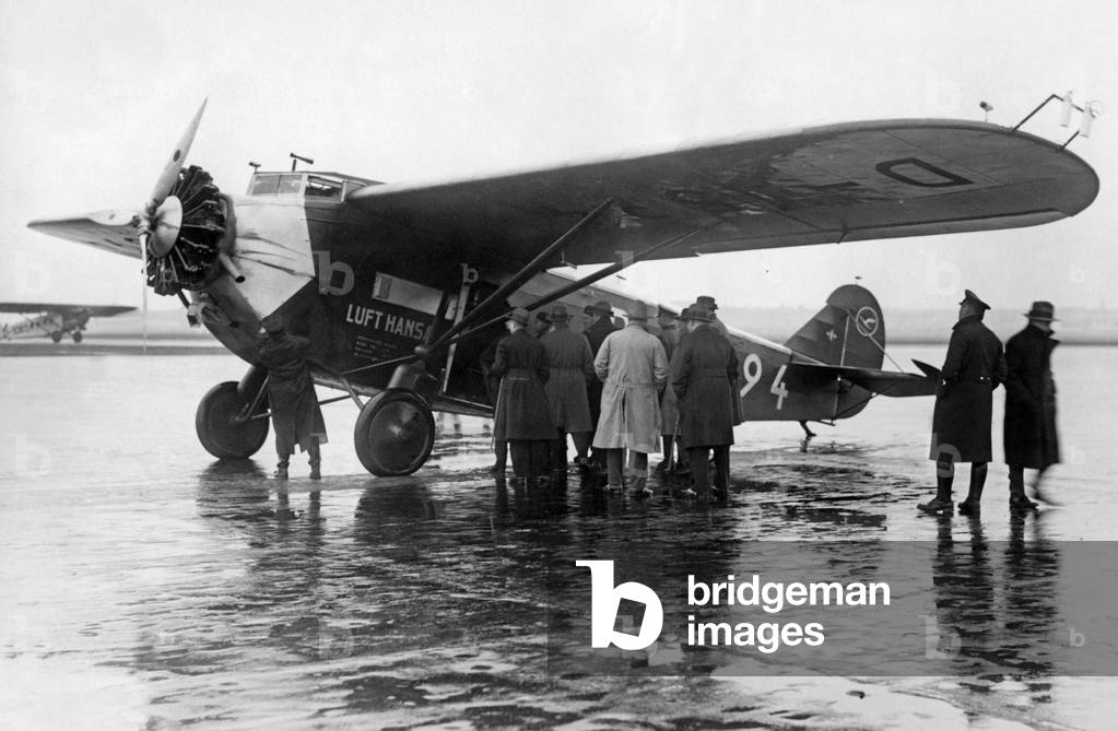 Acceptance of a Lufthansa aircraft, 1929