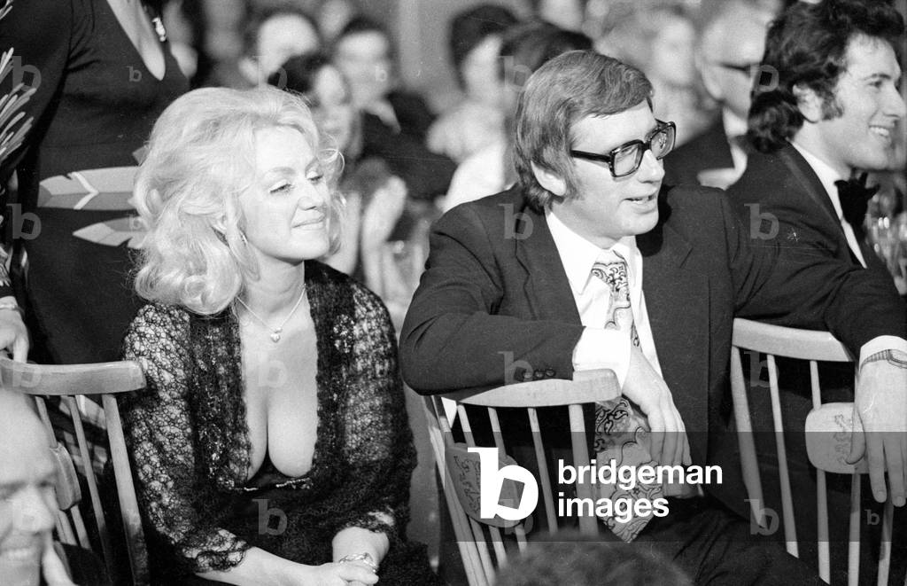 The German Film Ball in Munich, 1974 (b/w photo)
