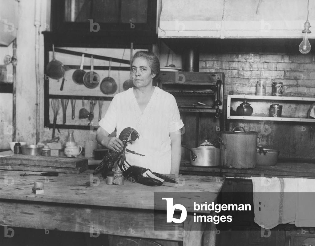 Special train of the Queen of Romania, 1926 (b/w photo)