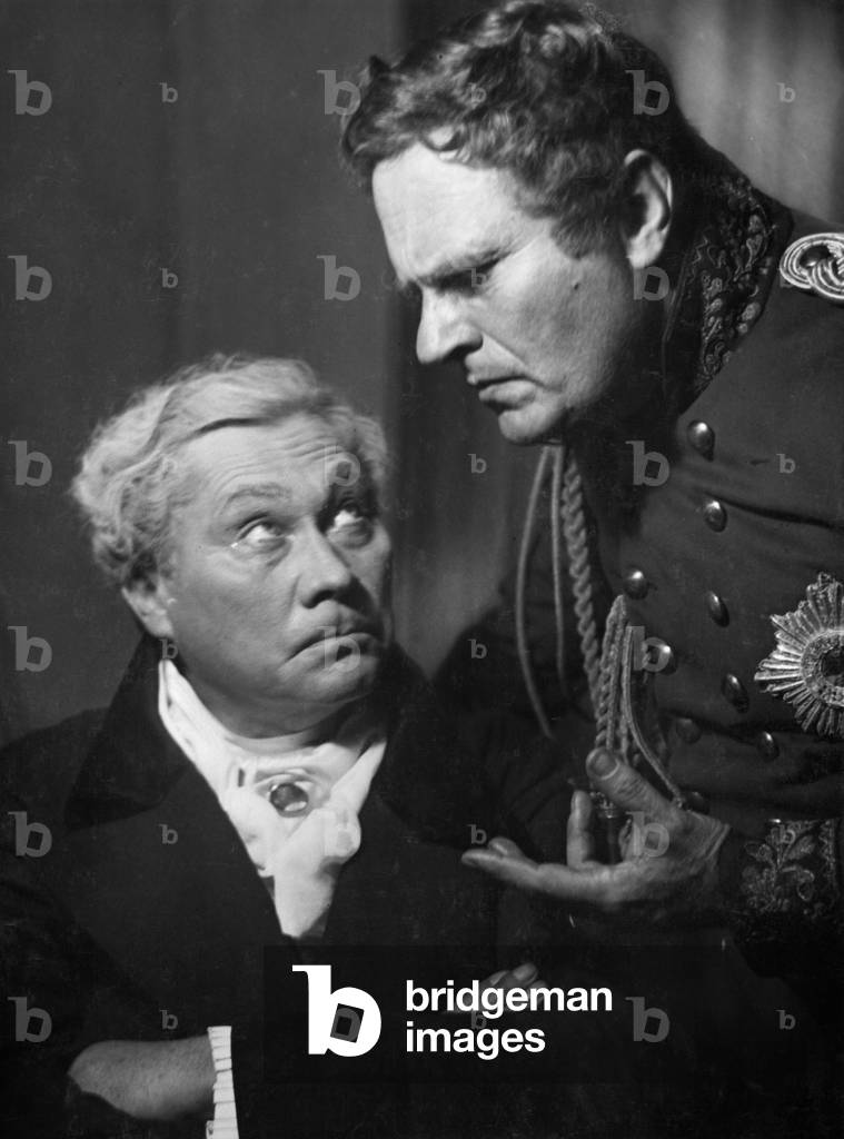 Paul Wegener and Eduard von Winterstein, 1933 (b/w photo)