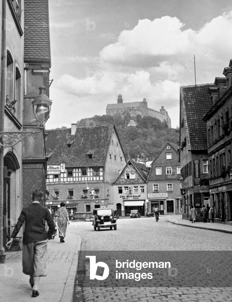 Kressensteinstrasse in Kulmbach, 1933 (b/w photo)