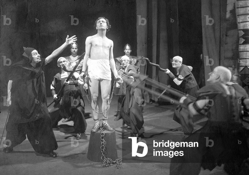 Scene from 'The Legend of Joseph' by Richard Strauss, 1921 (b/w photo)