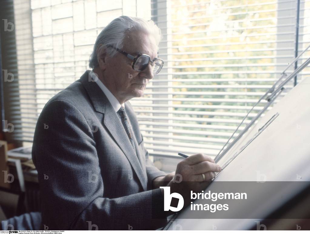 Konrad Zuse, October 1984 (photo)