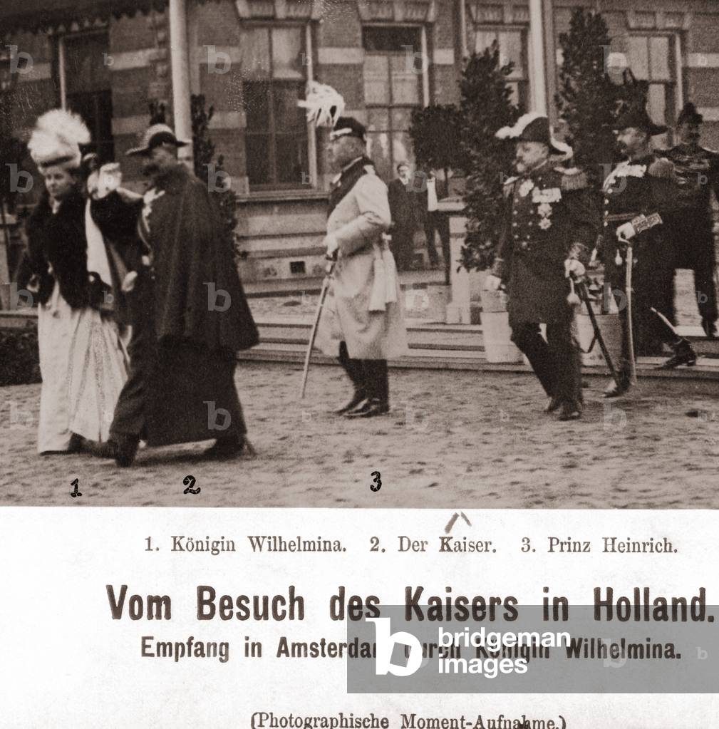 Emperor William II visiting Holland, 1907