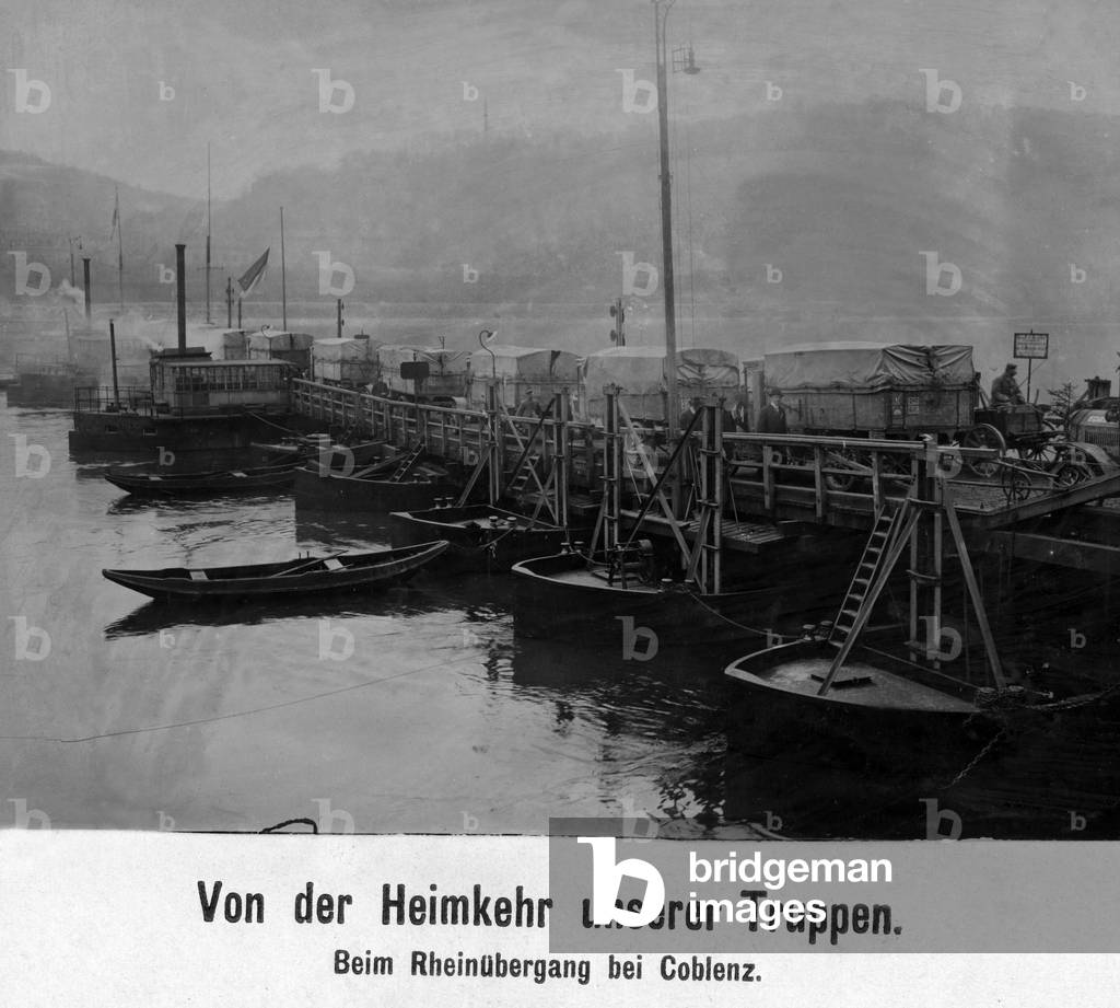 Retreat and return of the front-line troops, 1918