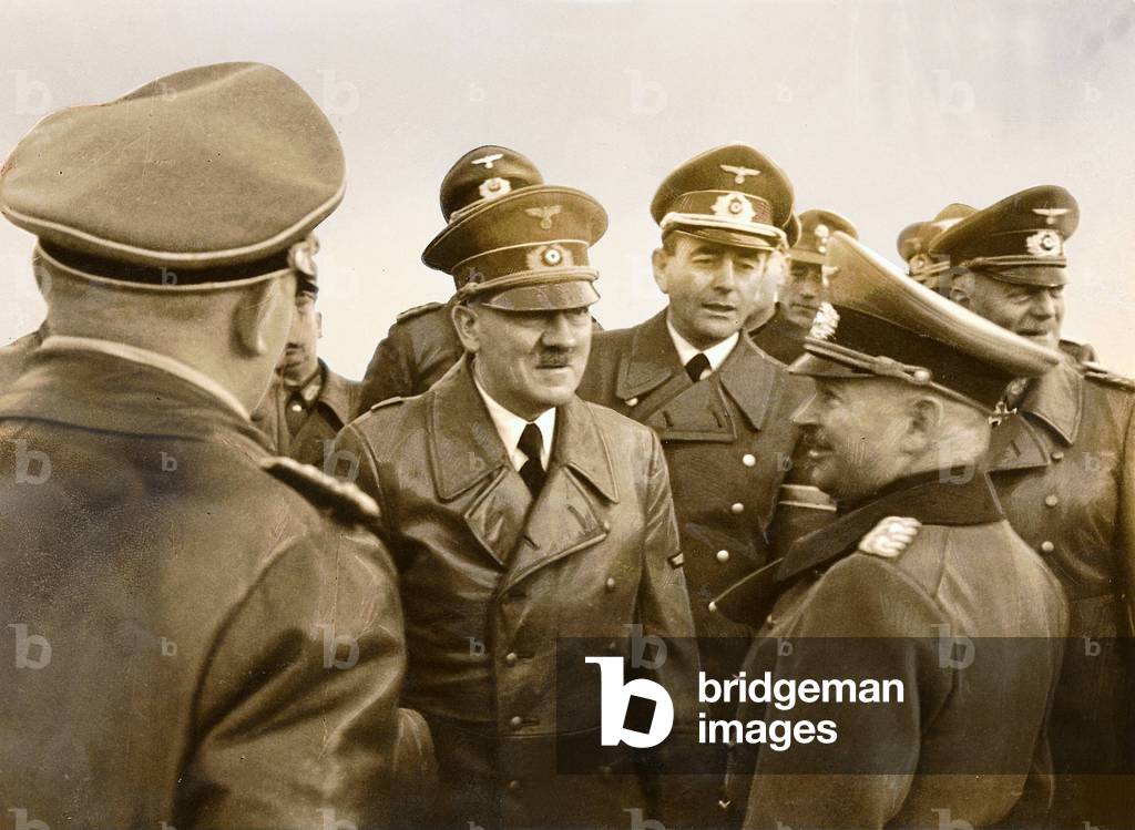 Adolf Hitler, Albert Speer, Kurt Zeitzler, 1942